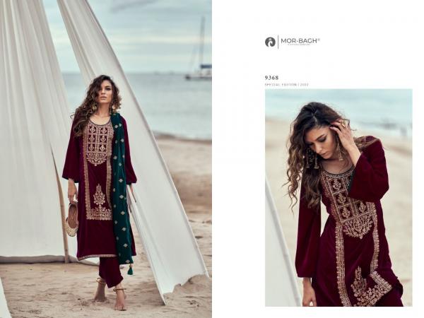 Aashirwad Mor Bagh Waves Pure Velvet Salwar Kameez Collection